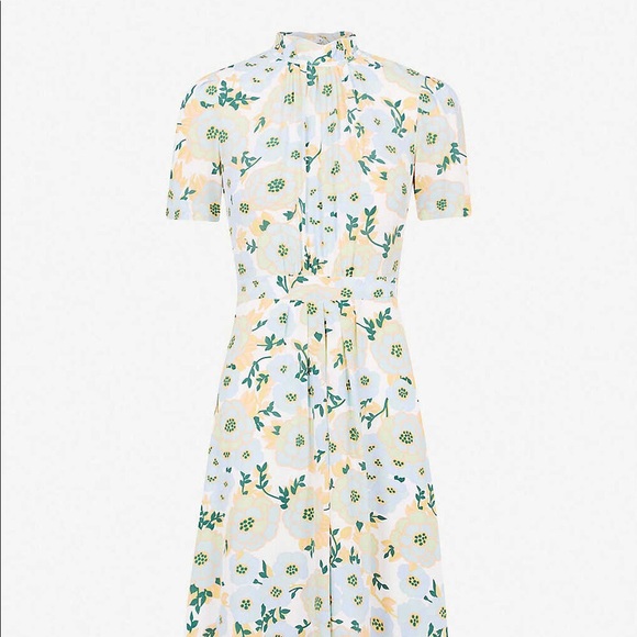 Sandro Rikka floral dress size 38 like new - Picture 3 of 7